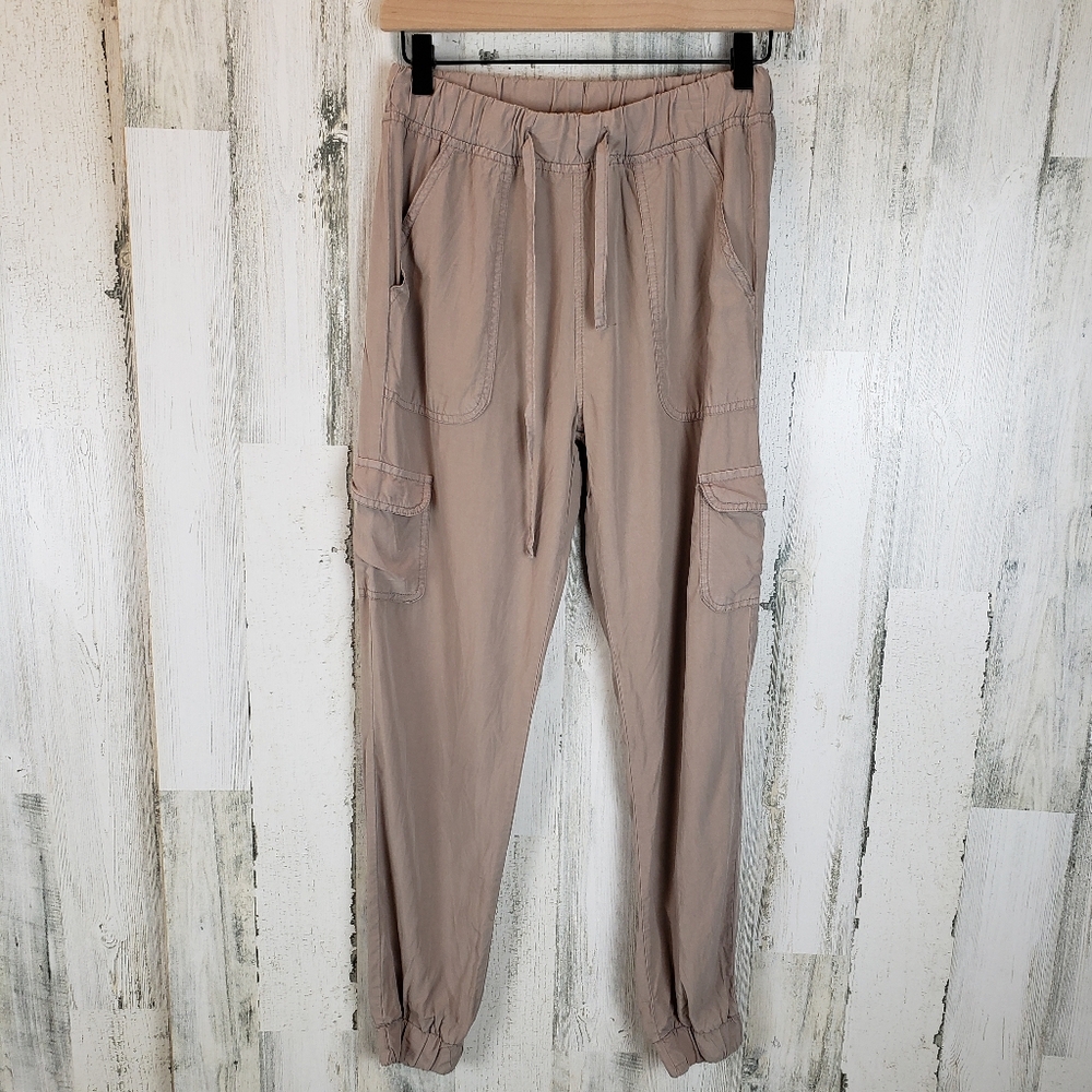 Thread & Supply Mocha Cargo Joggers Size XS
